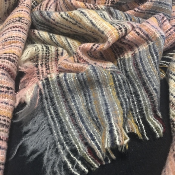 NWT Plaid Blanket Scarf Wrap BOUTIQUE - Picture 4 of 5